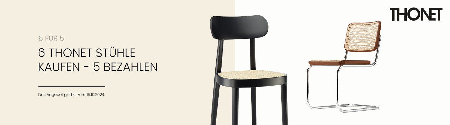 Thonet Aktion 6 Stühle zum Preis von 5