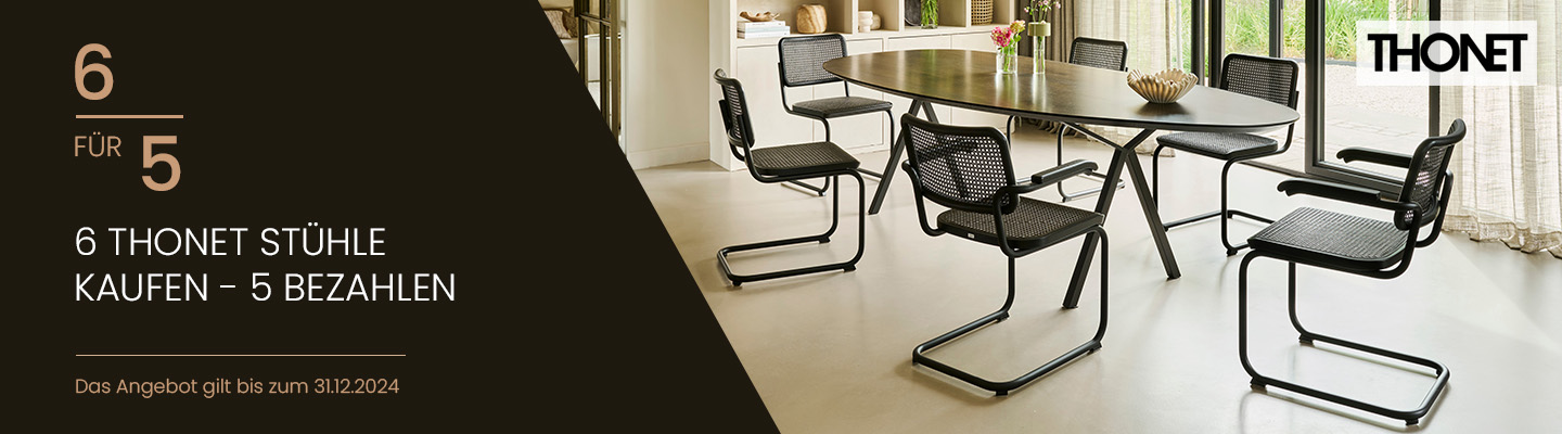 Thonet Aktion 6 Stühle zum Preis von 5